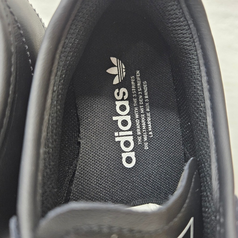 Adidas Italia 70s Leather Sneakers JS1324 Black White Gum Men'S Size 11 - Picture 10 of 10
